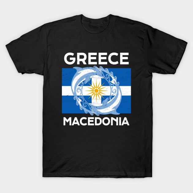 Macedonia Flag T-Shirt by NicGrayTees